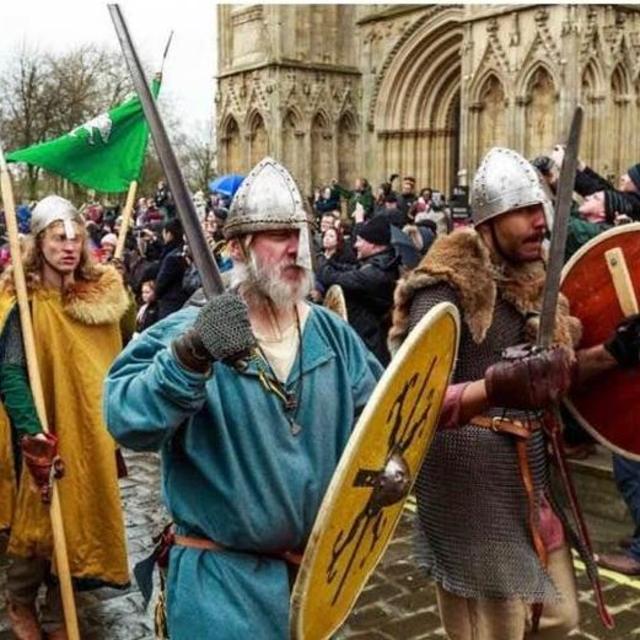Viking festival in York