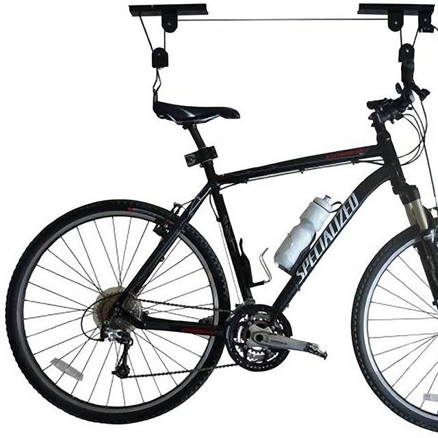 RAD Sportz Bicycle Hoist 2-Pack Quality Garage Storage Bike Lift with 100 lb Capacity Even Works as Ladder Lift Premium Quality