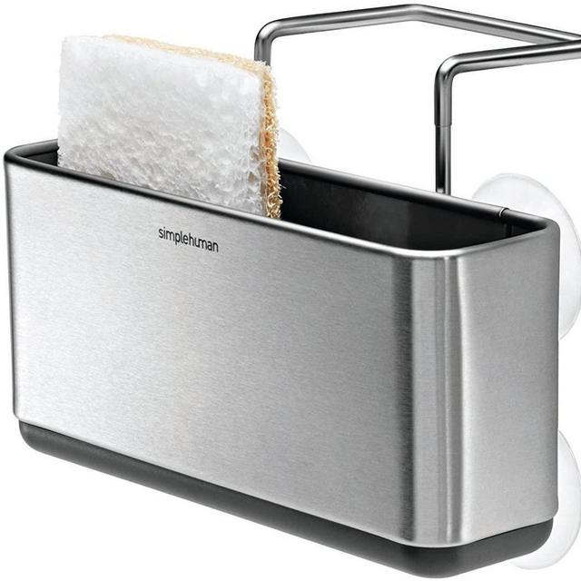 simplehuman Slim Sink Caddy, Brushed Stainless Steel