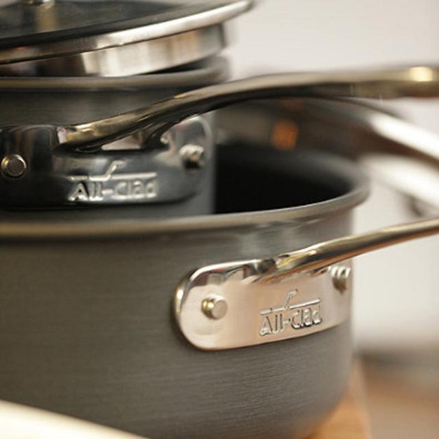 All-Clad B1 Hard Anodized Nonstick 13-Piece Cookware Set and Open Stock