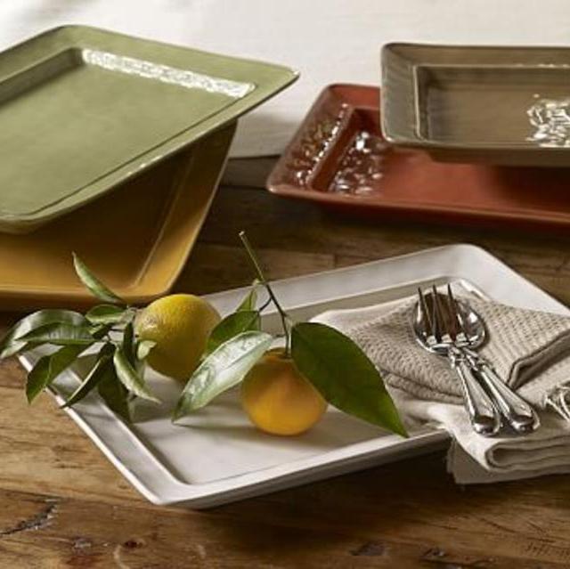Cambria Rectangular Serving Platter - Stone