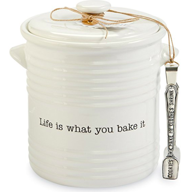 Mud Pie Circa Vintage Inspired Farmhouse Cookie Jar Set