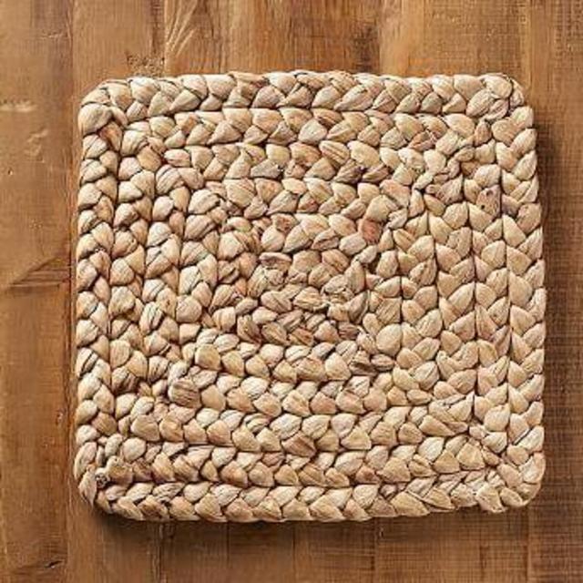 Pottery Barn: Water Hyacinth Square Trivet