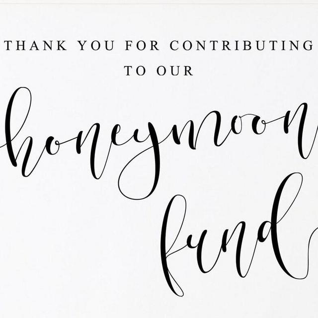 Our Honeymoon Fund