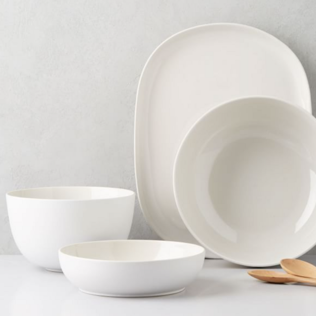 Kaloh Stoneware Serveware: Low Serving Bowl