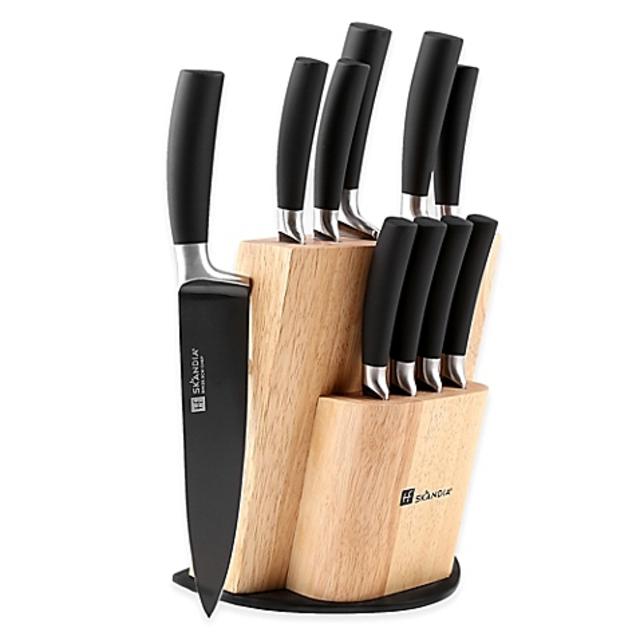 Skandia Onyx 12-Piece Knife Block Set