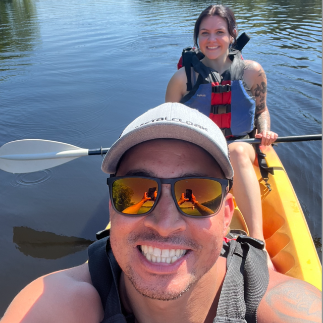 Kayaking for two
