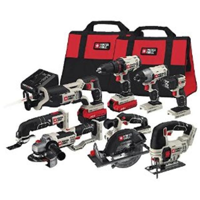 PORTER-CABLE 20V Max 8-Tool Combo Kit PCCK619L8