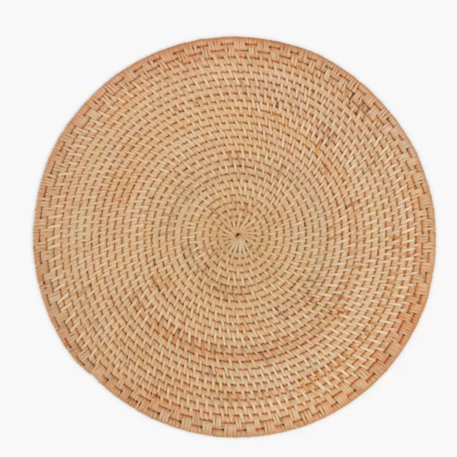 Tuckernuck - Caramel Woven Rattan Placemats Set of 4