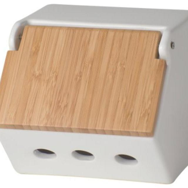 Now Designs Takenoko Garlic Keeper, White