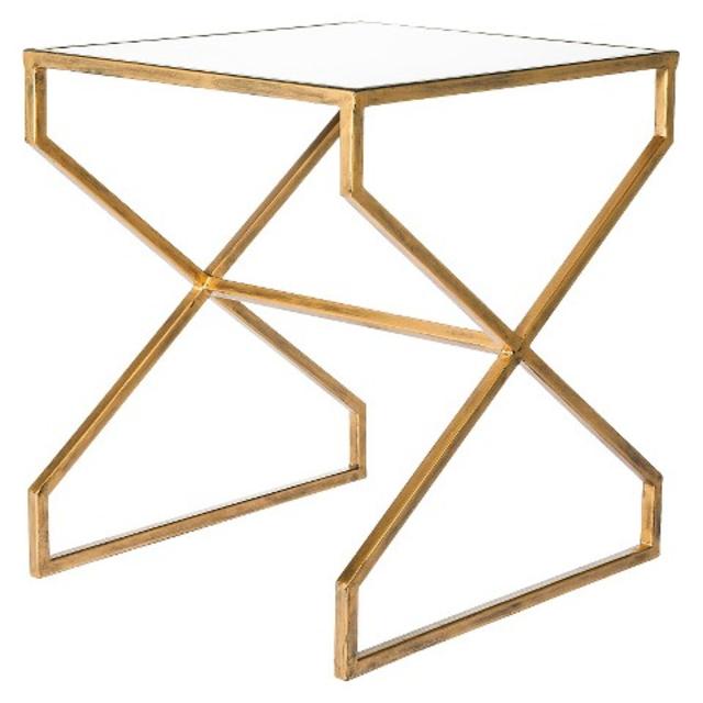 Nate Berkus™ Brass Metal Accent Table product details page