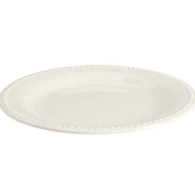 Emma Dinnerware - Dinner Plates, Set of 4, White