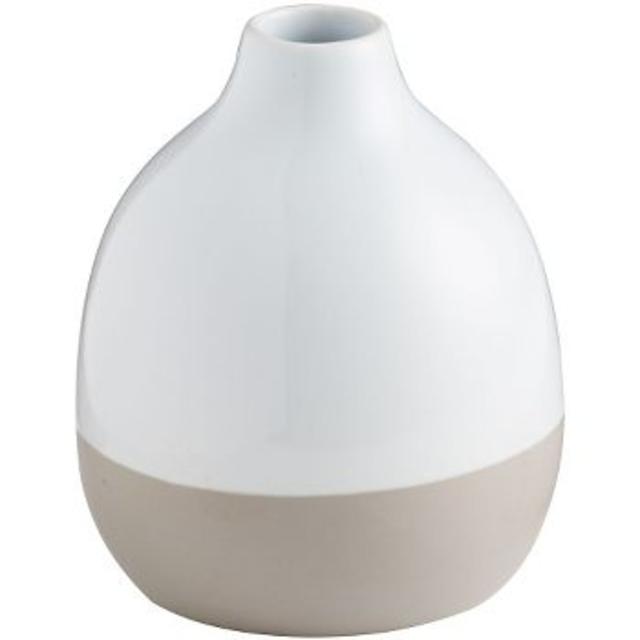 Colorblock Grey Vase