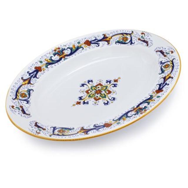 Deruta-Style Oval Serve Platter