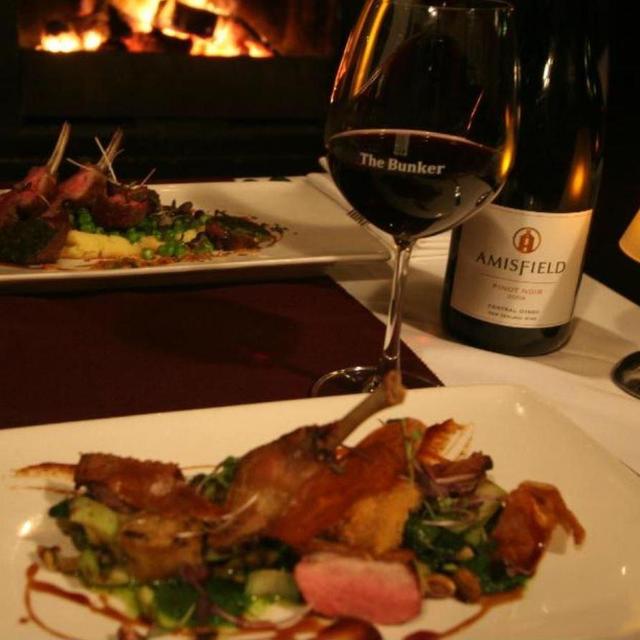 Dinner at the Bunker in Queenstown, NZ