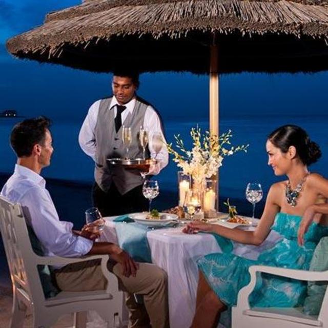 Candlelight Dinner for Two on Beach