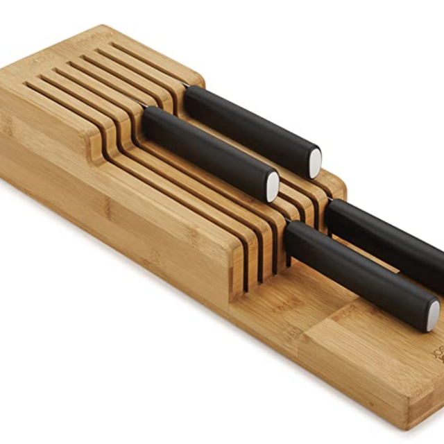 Joseph Joseph DrawerStore Knife Organizer, One Size, Bamboo