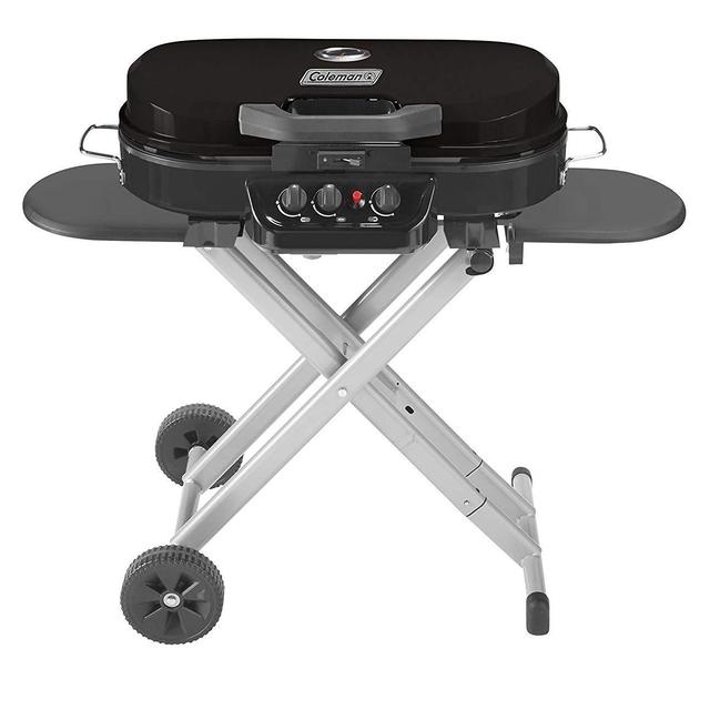 Coleman RoadTrip 285 Portable Stand-Up Propane Grill, Black