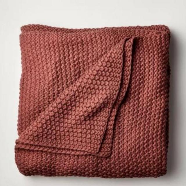 Chunky Knit Bed Blanket - Casaluna™
