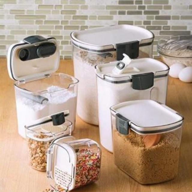 Progressive International Prepworks by Progressive 6-Piece ProKeeper Clear Storage Container Set, Variety