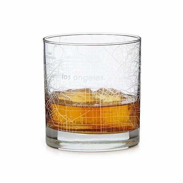 Urban Map Glass - LA