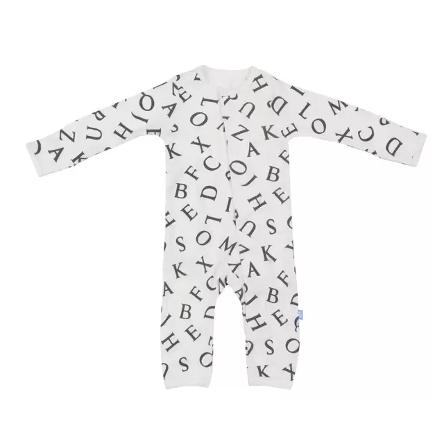 Magnetic Me Love Letters Organic Cotton Magnetic Coverall