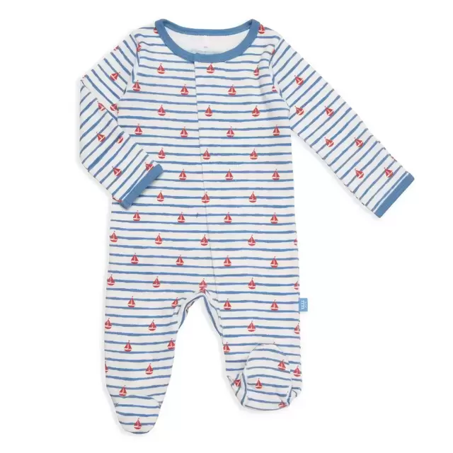 Magnetic Me sailing vibe organic cotton magnetic footie
