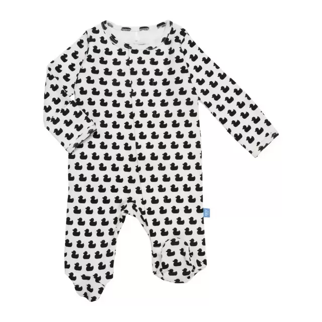 Magnetic Me many ducks black organic cotton magnetic footie