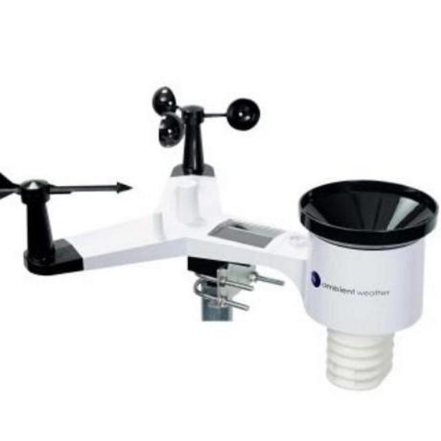 Ambient Weather WS-2902 Home WiFi Weather Station with WiFi Remote Monitoring and Alerts & Thermo Hygrometer