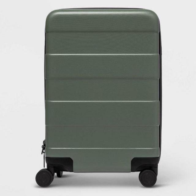 22.5" Hardside Carry On Spinner Suitcase - Made By Design™ Green