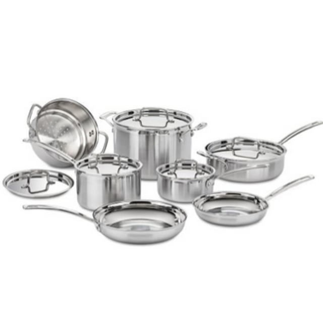 Cuisinart MCP-12N MultiClad Pro Stainless Steel 12-Piece Cookware Set