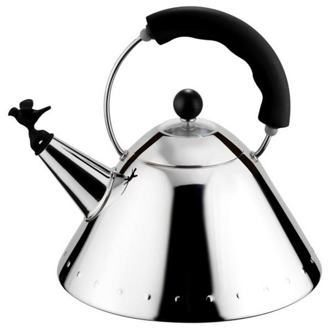 Signature Kettle By Michael Graves with Black Handle Alessi