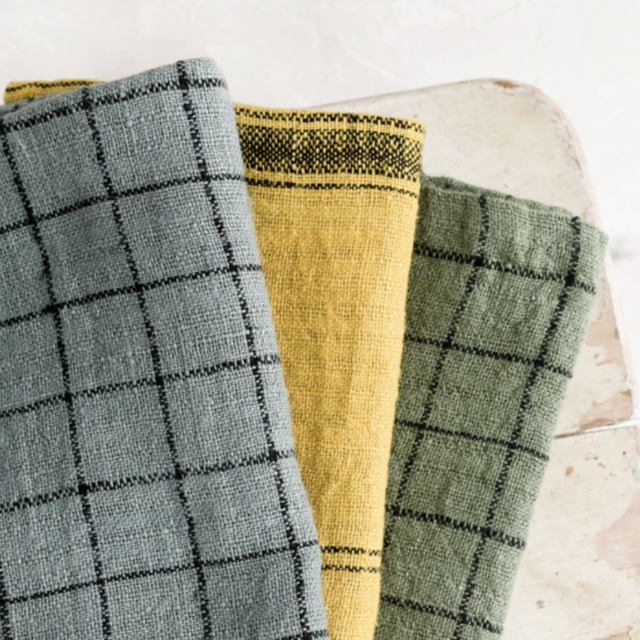 Dyed Grainsack Tea Towel