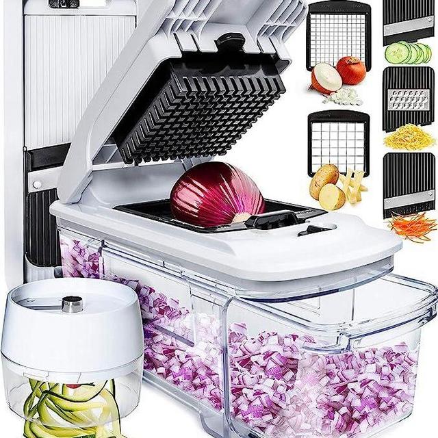 Fullstar All-in-1 Vegetable Chopper, Mandoline Slicer & Cheese Grater