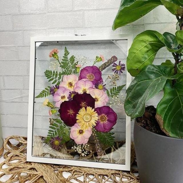 Pressed Bouquet Art & Frame