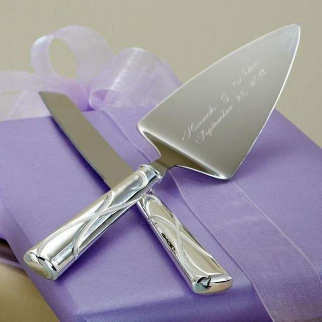 Personalized Cake Knife & Server Engraved