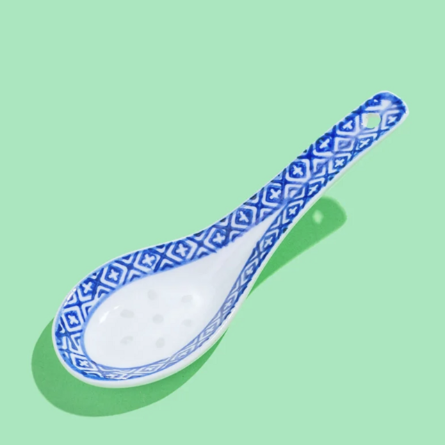 Blue Handpainted Spoons