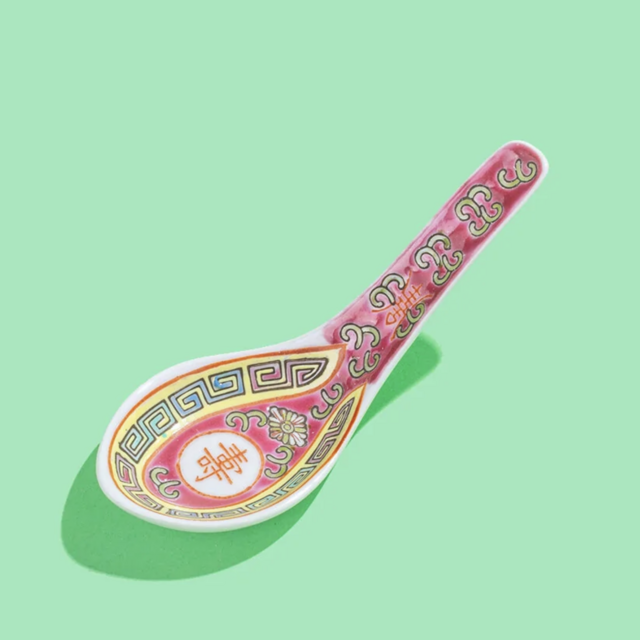 Red Handpainted Spoons