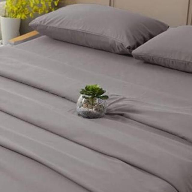 SONORO KATE Bed Sheet Set Super Soft Microfiber 1800 Thread Count Luxury Egyptian Sheets Fit 18 - 24 Inch Deep Pocket Mattress Wrinkle-4 Piece (Grey, Queen)