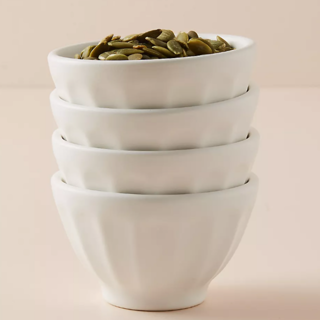 Mini Matte Latte Bowls, Set of 4