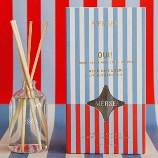 MERSEA Luxury Scented Glass Diffuser - Oui!, 3.4 fl oz