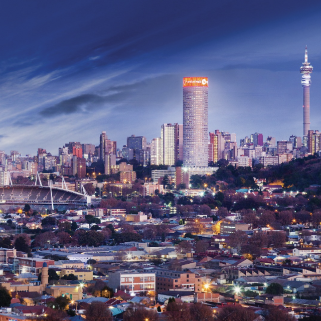 Flight to Johannesburg