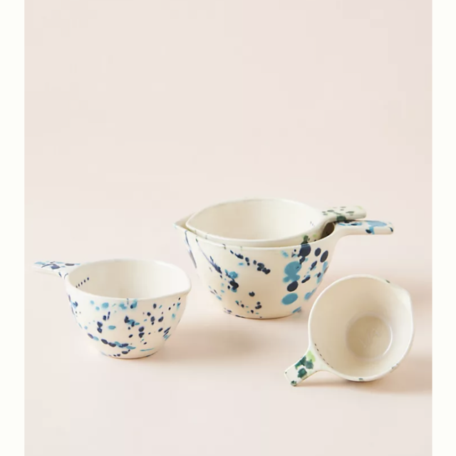Clea Speckled Measuring Cups, Set of 4