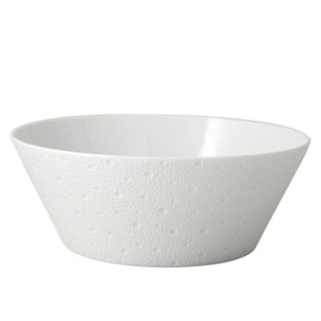 "Ecume" White Salad Bowl