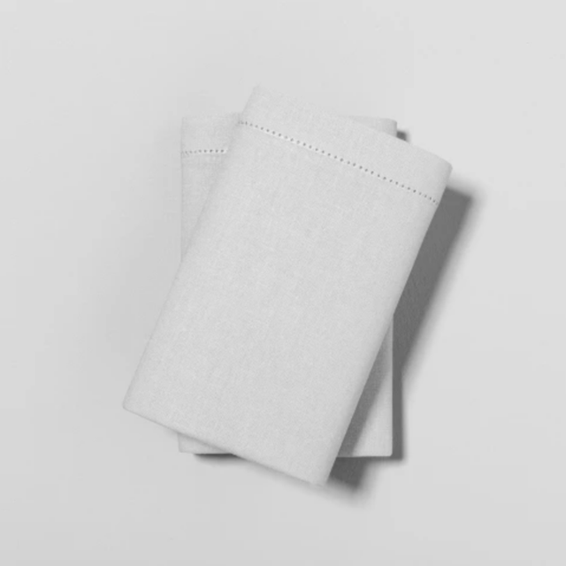 Pillowcase Set Linen Blend Jet Gray - Hearth & Hand™ with Magnolia