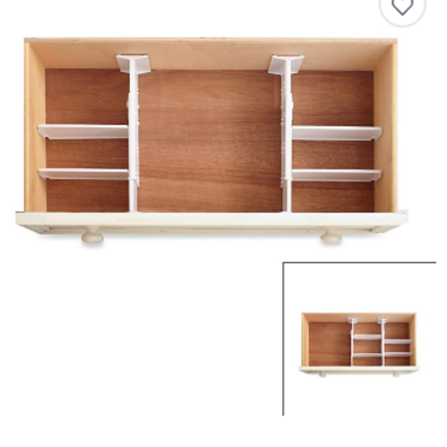 6-Piece Adjustable Drawer Organizer