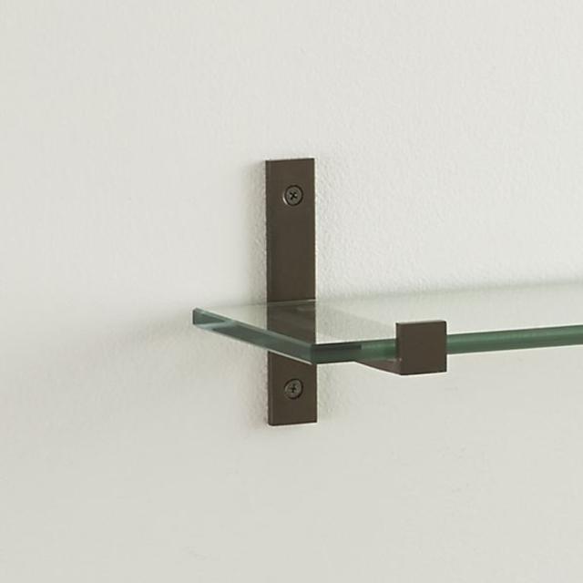 Set of 2 Styles Bronze Shelf Brackets