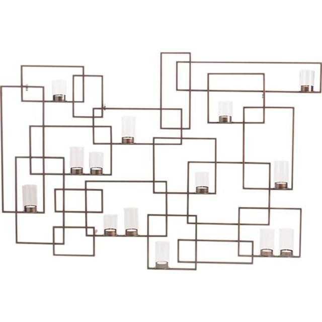 Circuit Metal Wall Candle Holder