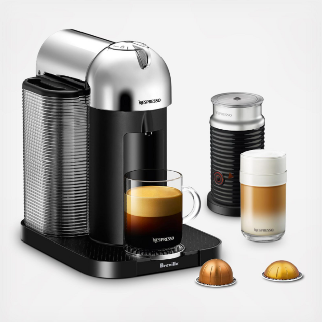 Nespresso Vertuo Espresso and Coffee Machine With Aeroccino Milk Frother