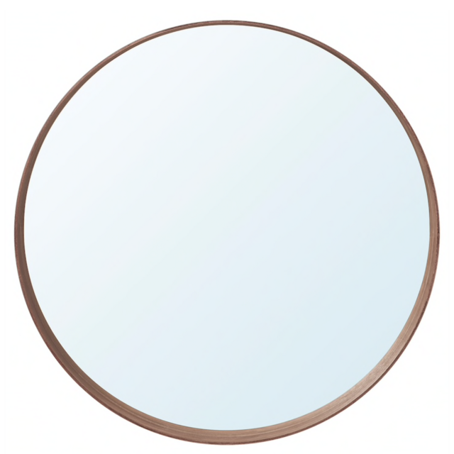 STOCKHOLM Mirror, walnut veneer31 1/2 "